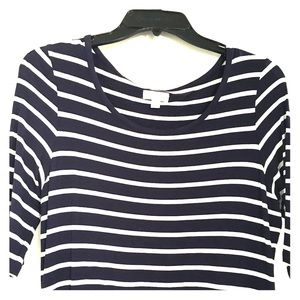 Maxi Dress - Navy & White Stripe- Medium